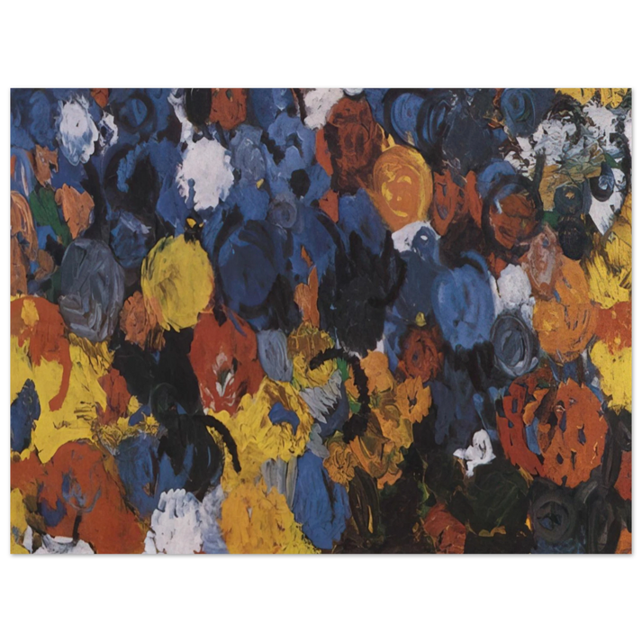 Ernst Wilhelm Nay - Blue Flood - 1960 75x100 cm / 30x40inches Fine Art Poster