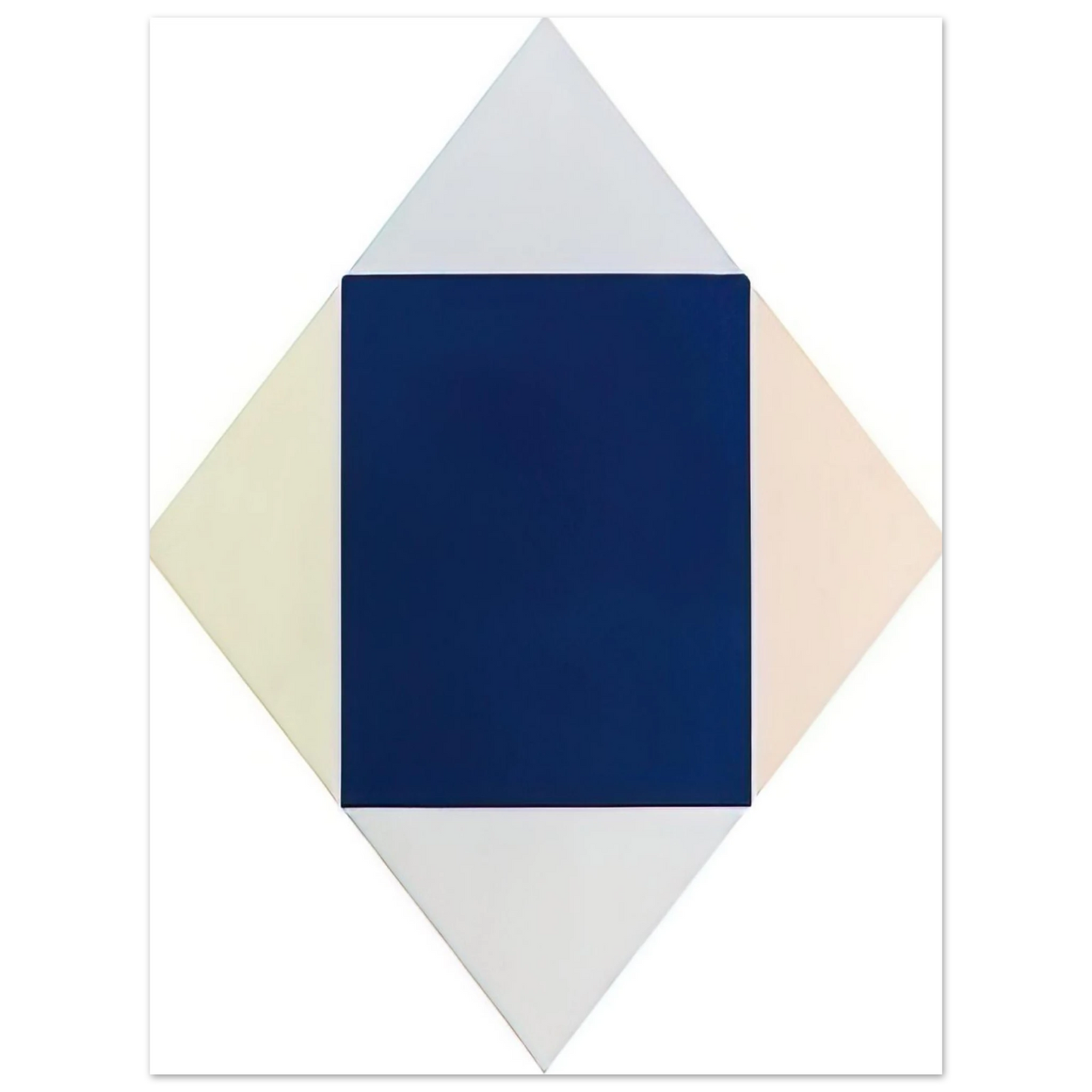 Max Bill - Blauer kern - 1969 75x100 cm / 30x40inches Fine Art Poster