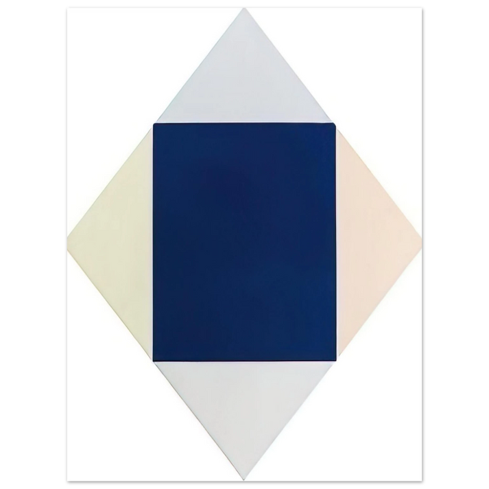 Max Bill - Blauer kern - 1969 75x100 cm / 30x40inches Fine Art Poster
