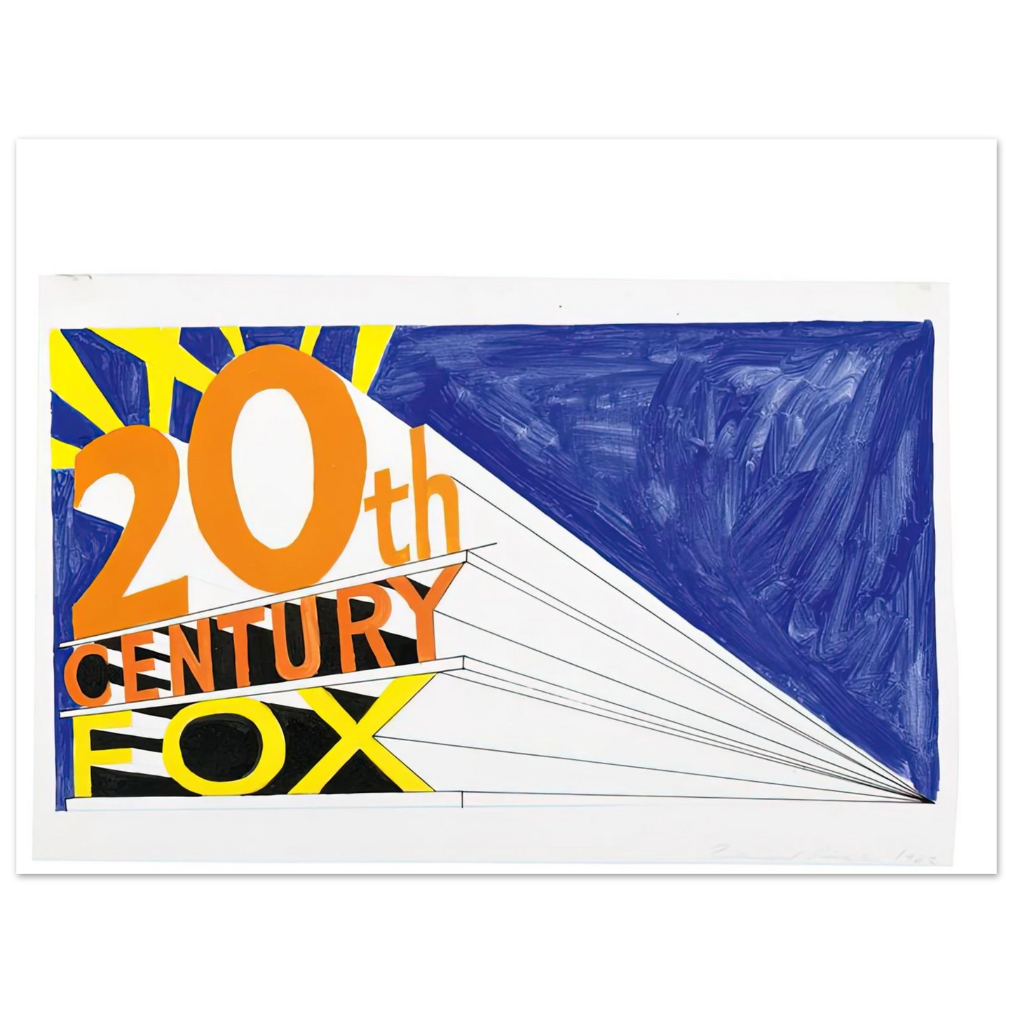 Edward Ruscha - TRADEMARK 5 1962 75x100 cm / 30x40inches Fine Art Poster