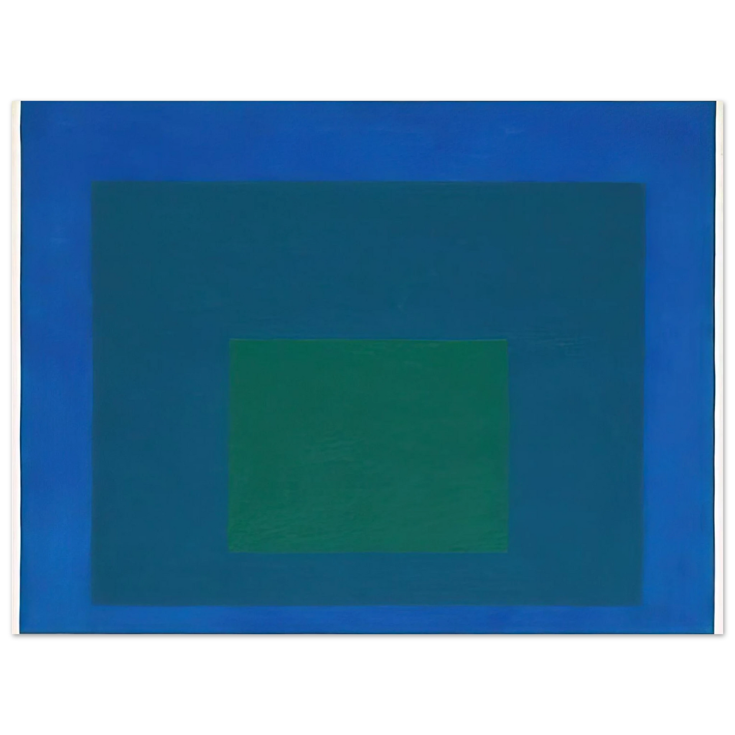 Josef Albers - STUDY FOR HOMAGE TO THE SQUARE BEAMING 1963 75x100 cm / 30x40inches Fine Art Poster
