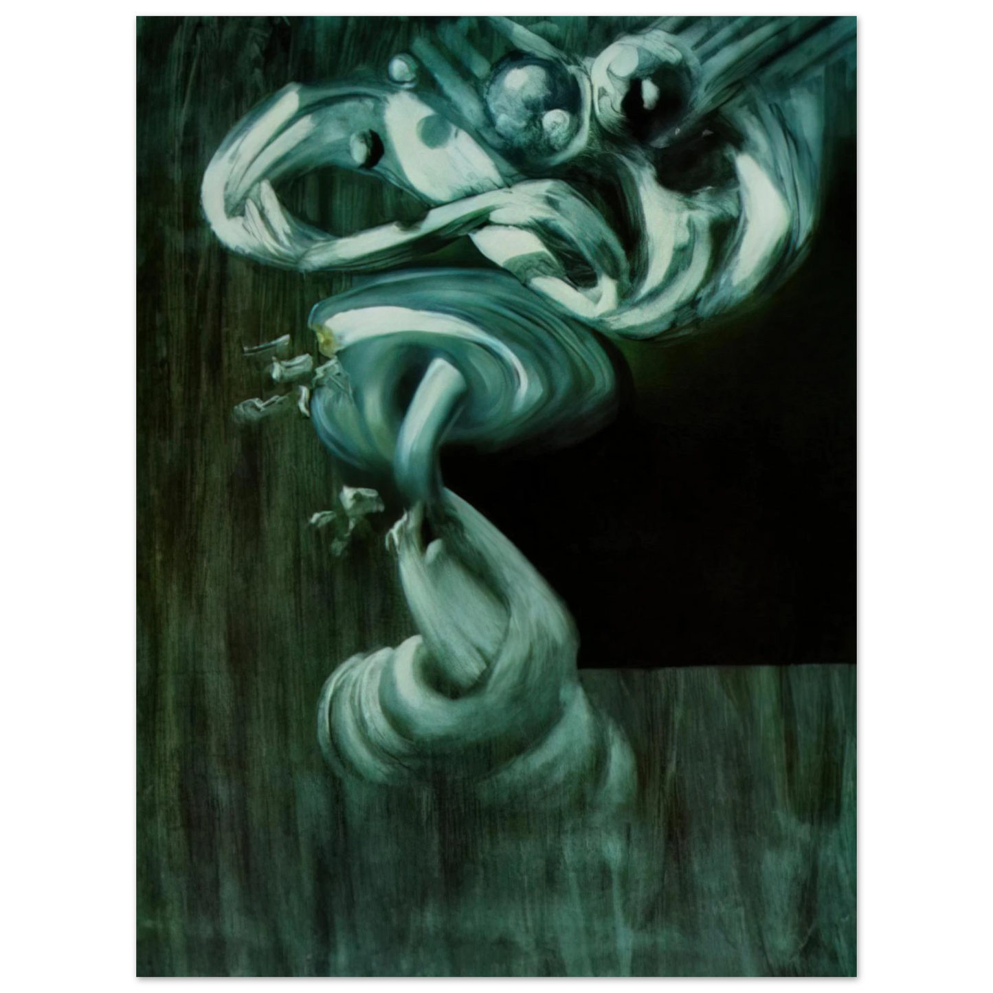 Salvador Dali - STUDY FOR A FRUIT BOWL IN STILL LIFE FAST MOVING 75x100 cm / 30x40inches Fine Art Poster