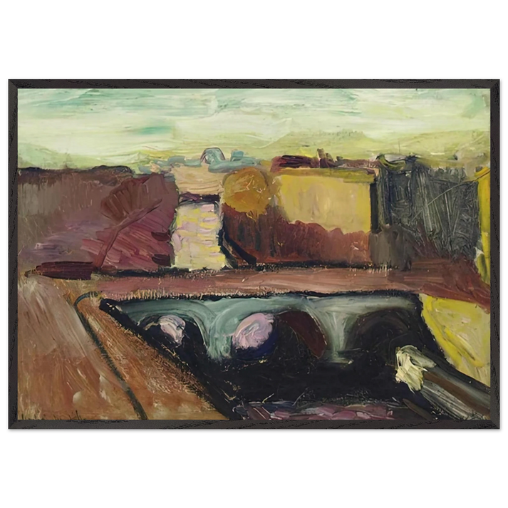 VUE DE LA SEINE LE PONT SAINT MICHEL 1904 0 - Henri Matisse 70x100 cm / 28x40 inches Framed Art Print – Black Wooden Frame