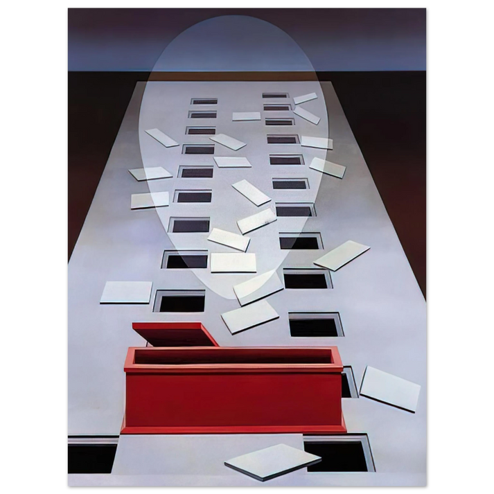 Clarence Holbrook Carter - Transection #3, After Fra Angelico - 1967 75x100 cm / 30x40inches Fine Art Poster