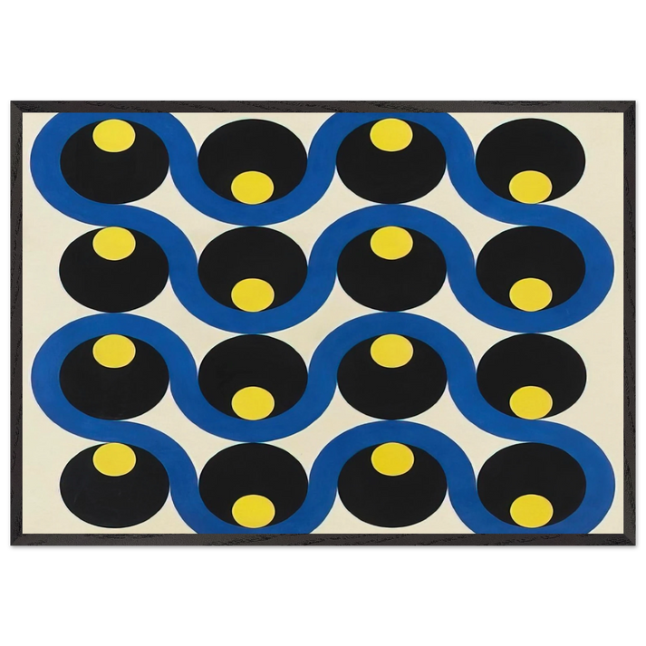 Beat - 1952 - Alexander Liberman 70x100 cm / 28x40 inches Framed Art Print – Black Wooden Frame