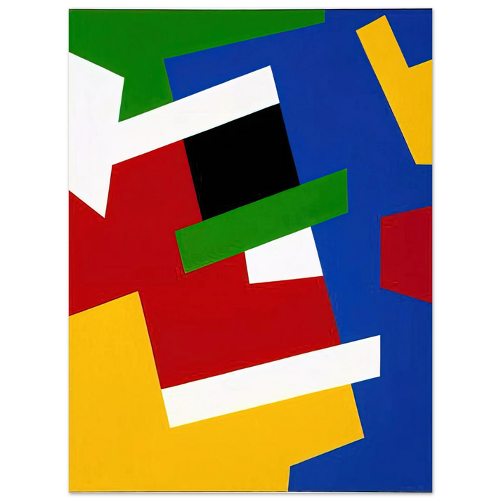 Fernand Leduc - Strates solaires 75x100 cm / 30x40inches Fine Art Poster