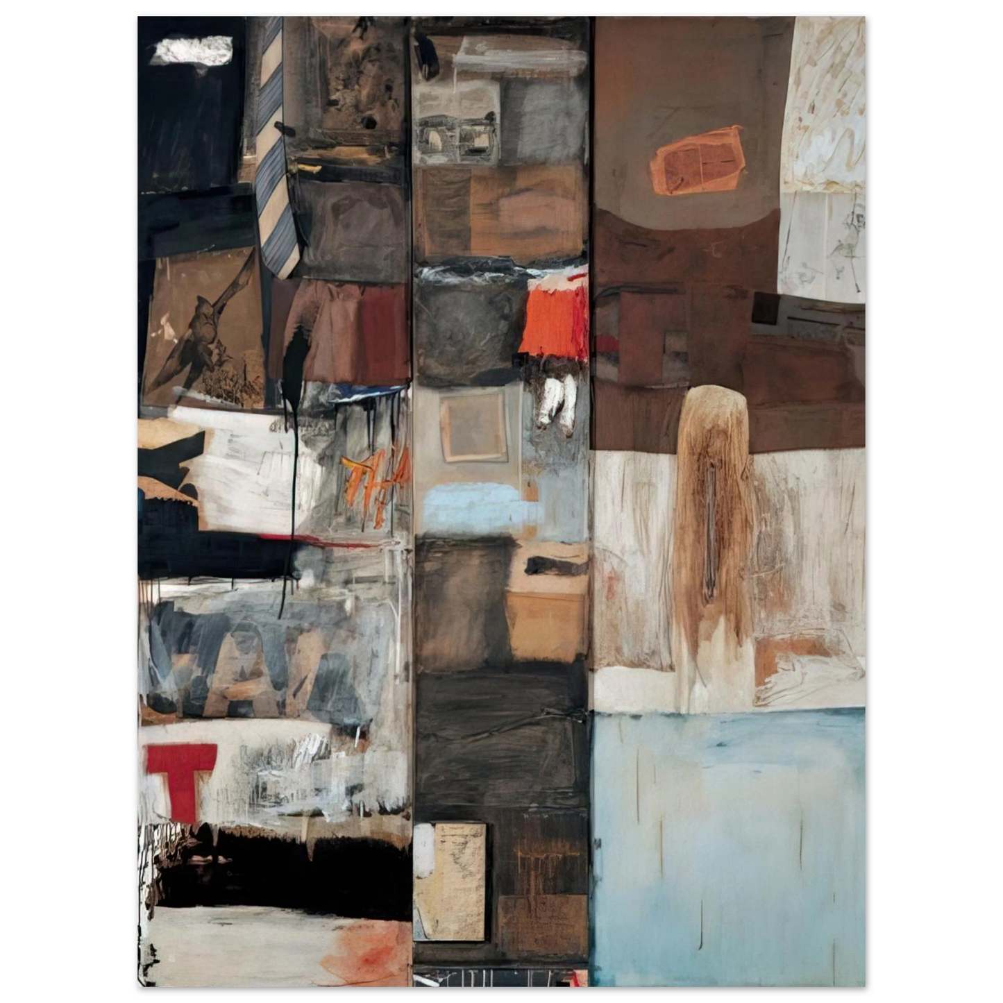 Robert Rauschenberg - SUMMERSTORM 1959 75x100 cm / 30x40inches Fine Art Poster