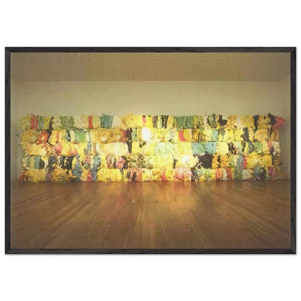 Cortina de Espuma - 2001 - Joao Vieira 70x100 cm / 28x40 inches Framed Art Print – Black Wooden Frame