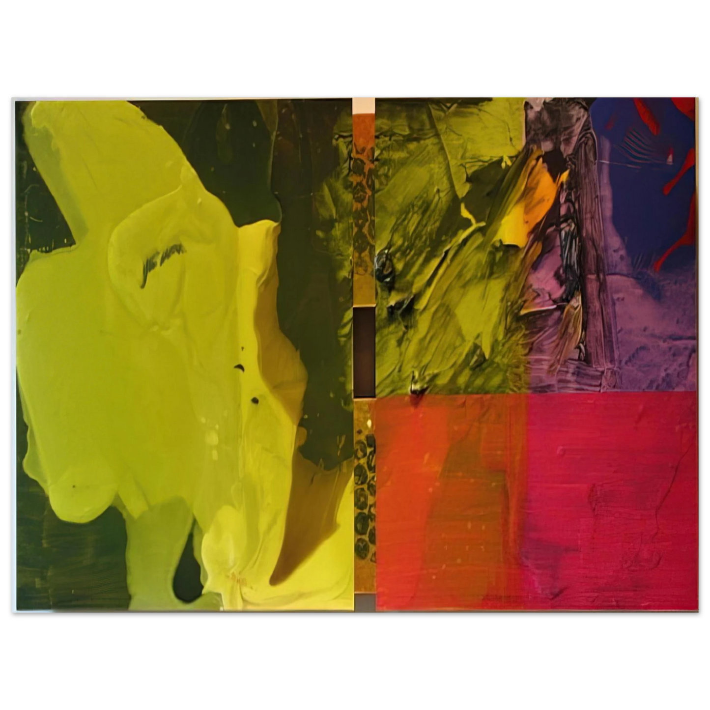 Sam Gilliam - Sea Color 75x100 cm / 30x40inches Fine Art Poster