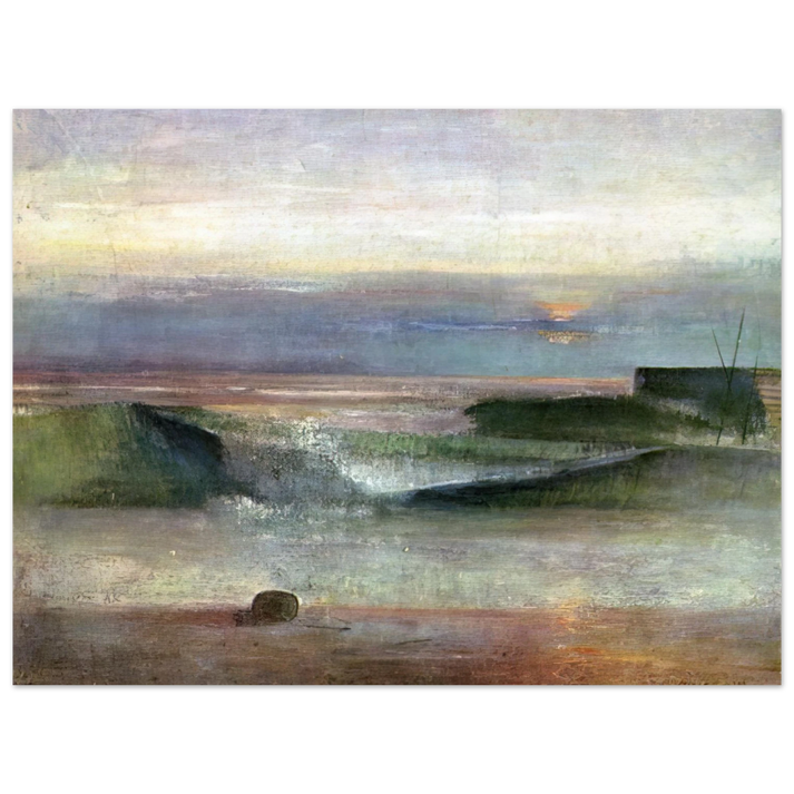 Victor Pasmore - THE WAVE 1944 75x100 cm / 30x40inches Fine Art Poster