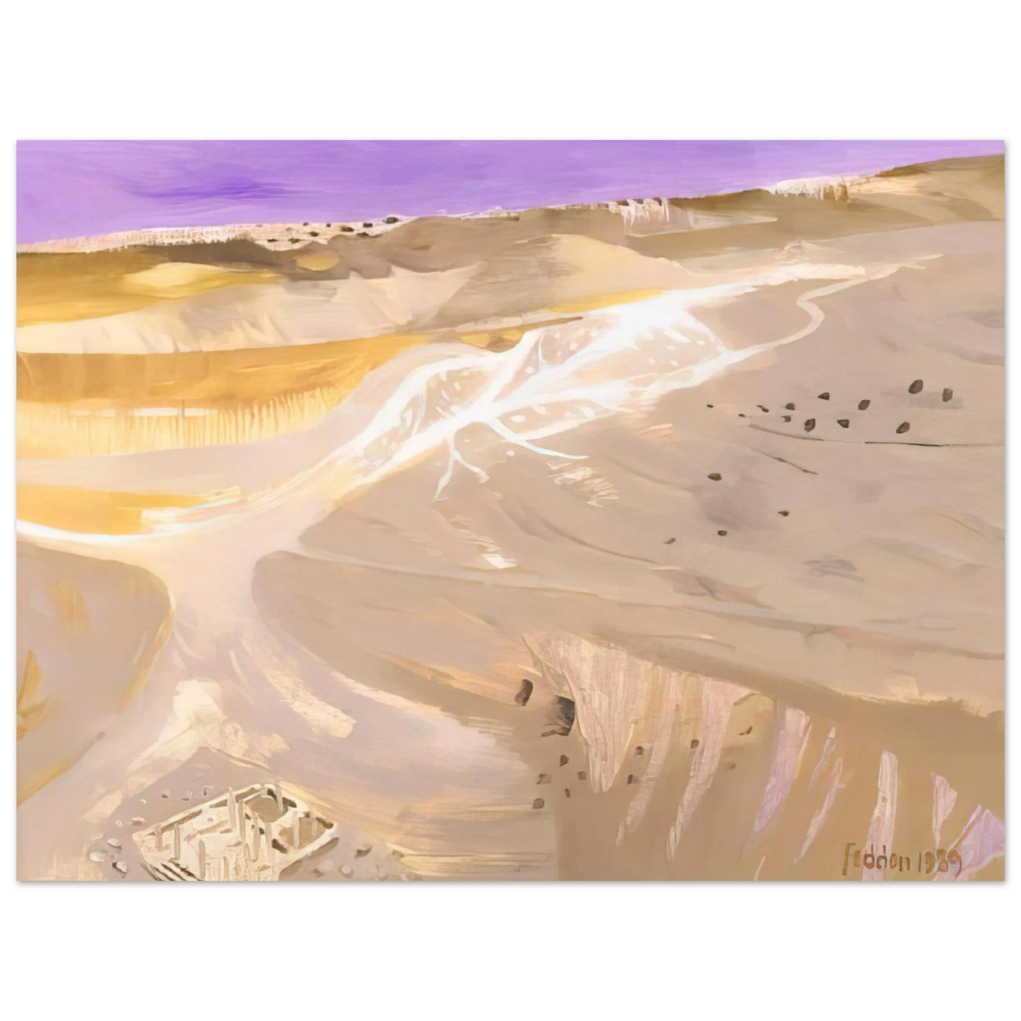 Mary Fedden - Desert - 1989 75x100 cm / 30x40inches Fine Art Poster