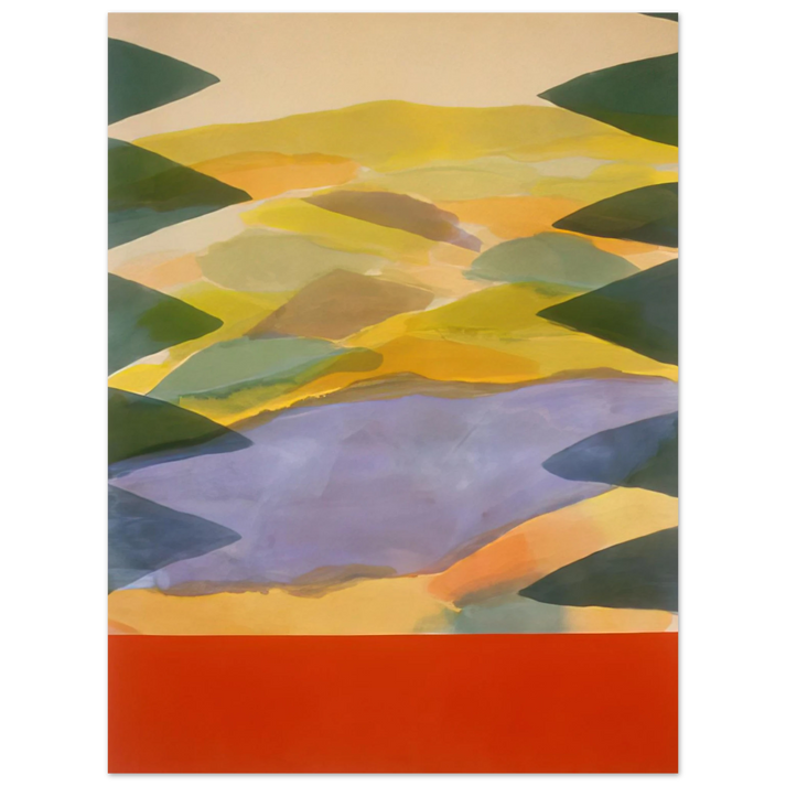 Ronnie Landfield - Imagination's Door - 1980 75x100 cm / 30x40inches Fine Art Poster