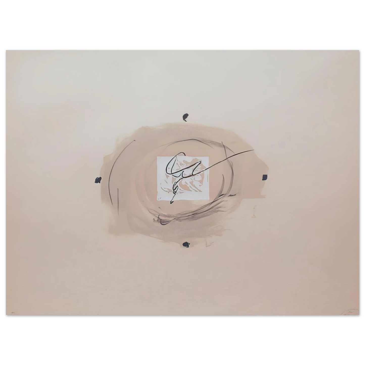 Antoni Tapies - NOCTURN MATINAL 1970 75x100 cm / 30x40inches Fine Art Poster