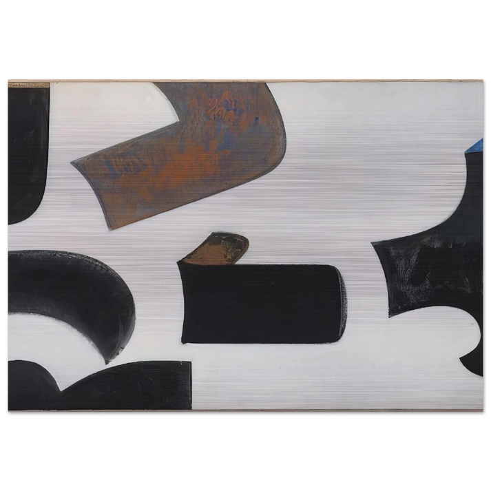 Untitled - 1958 - Donald Judd Brushed Aluminum Print - 70x100 cm / 28x40 inches | Donald Judd Aluminum Print | Donald Judd Prints