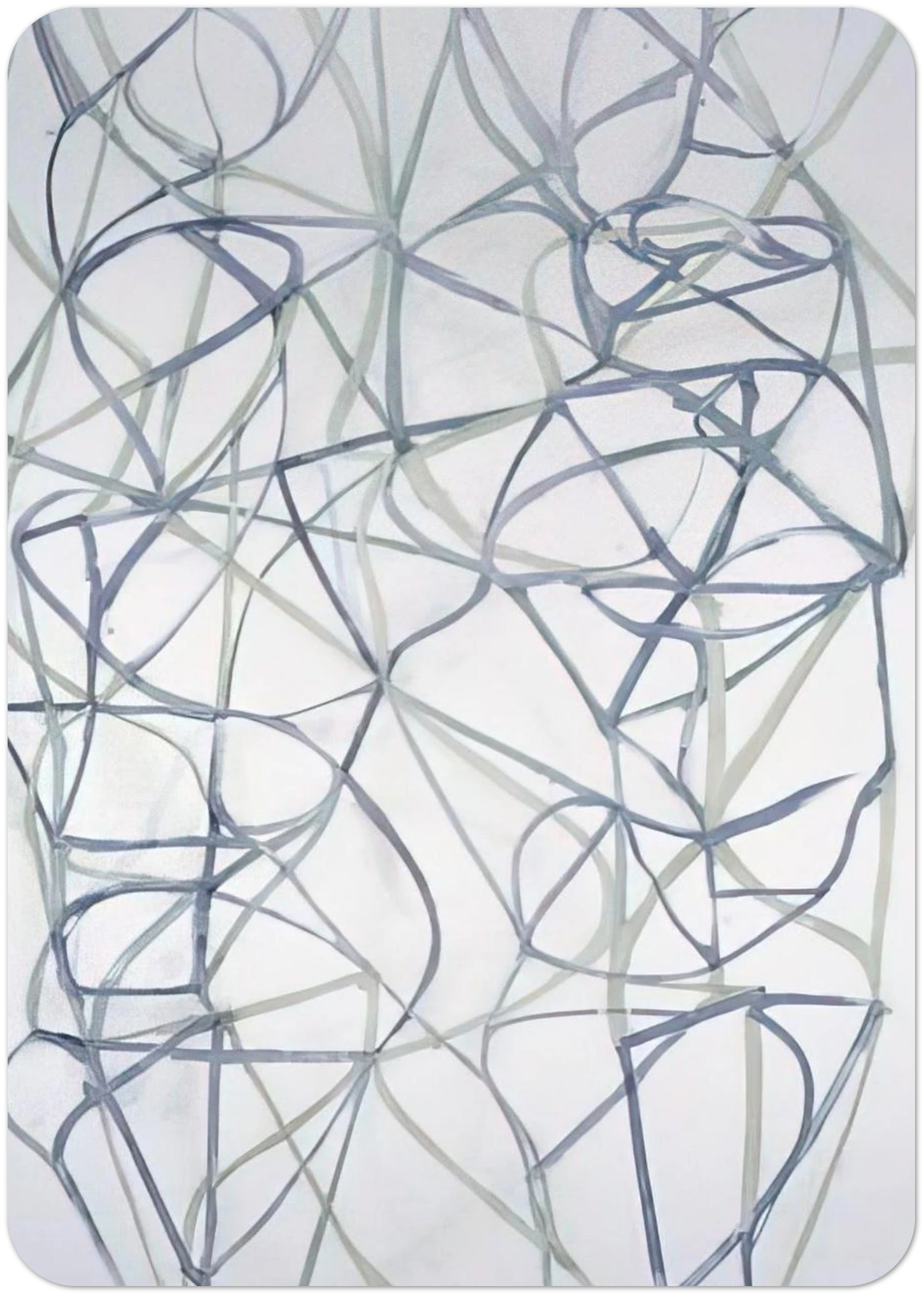Couplet III - 1989 By Brice Marden Pack of 10 Post Cards | Brice Marden Post Cards | A6 (10.5 x 14.8 cm) - 4.1 x 5.8 inches
