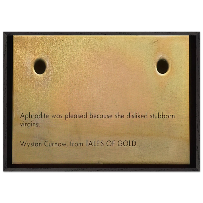 Atlanta - 1988 - Billy Apple 70x100 cm / 28x40 inches Framed Art Print – Black Wooden Frame