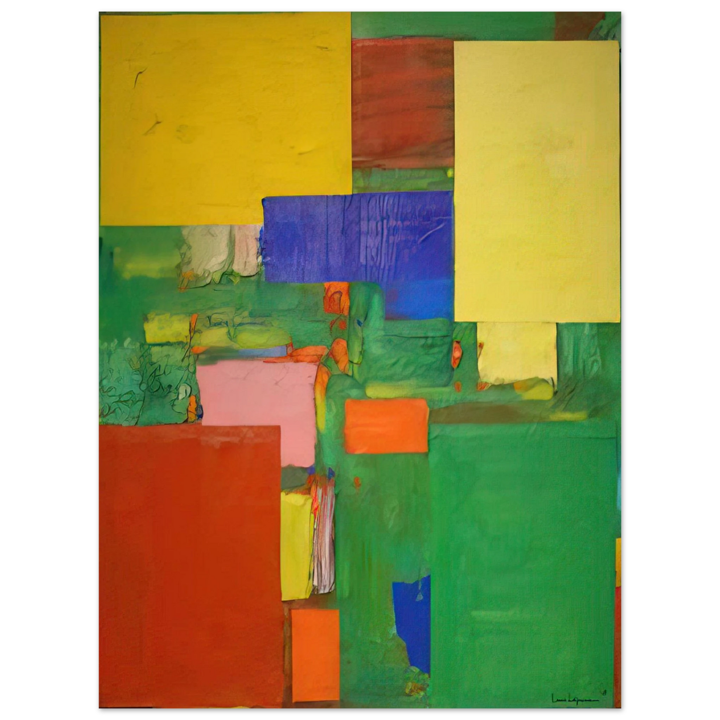 Hans Hofmann - Equipoise 75x100 cm / 30x40inches Fine Art Poster