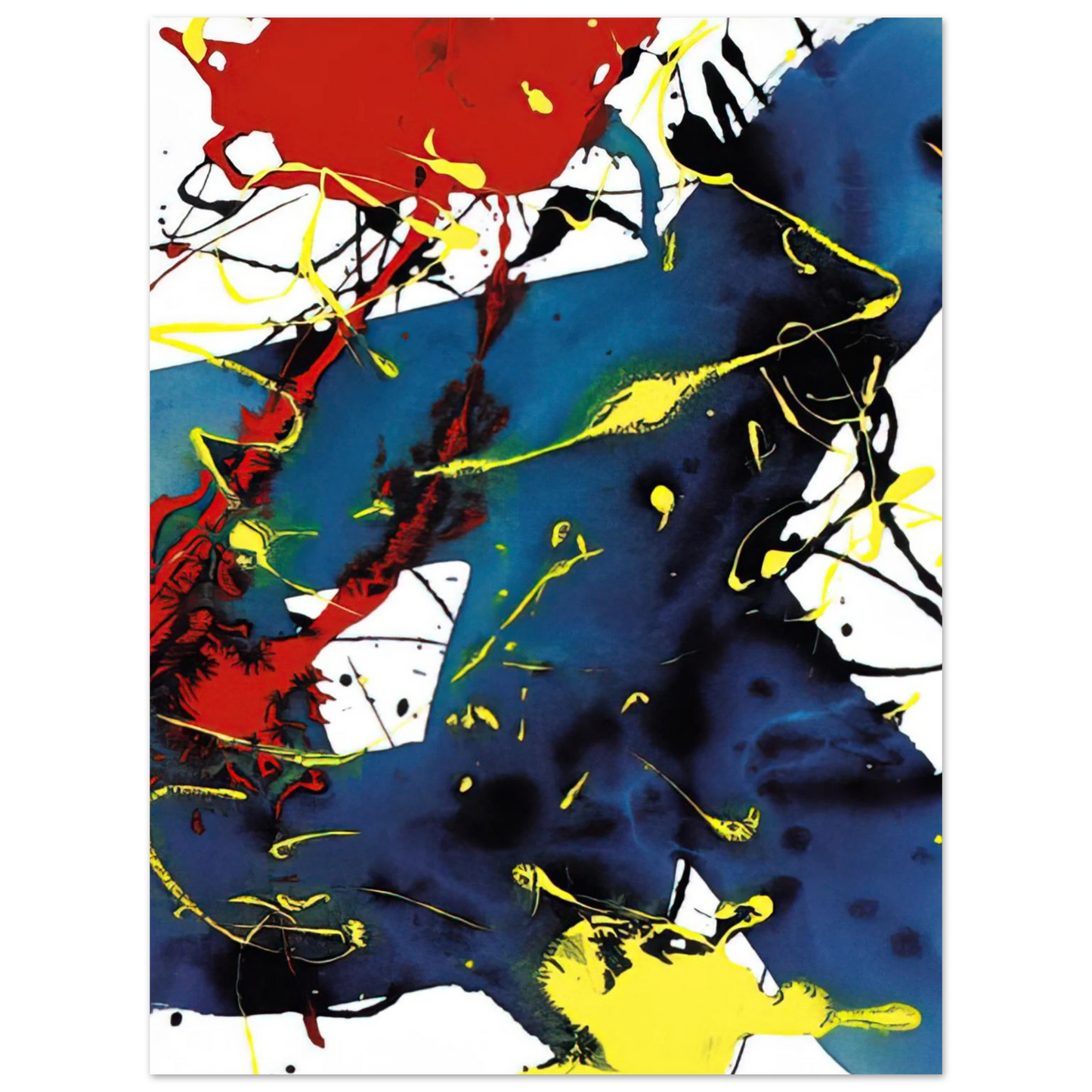 Sam Francis - Untitled SFP94-143 SFF 1813 75x100 cm / 30x40inches Fine Art Poster
