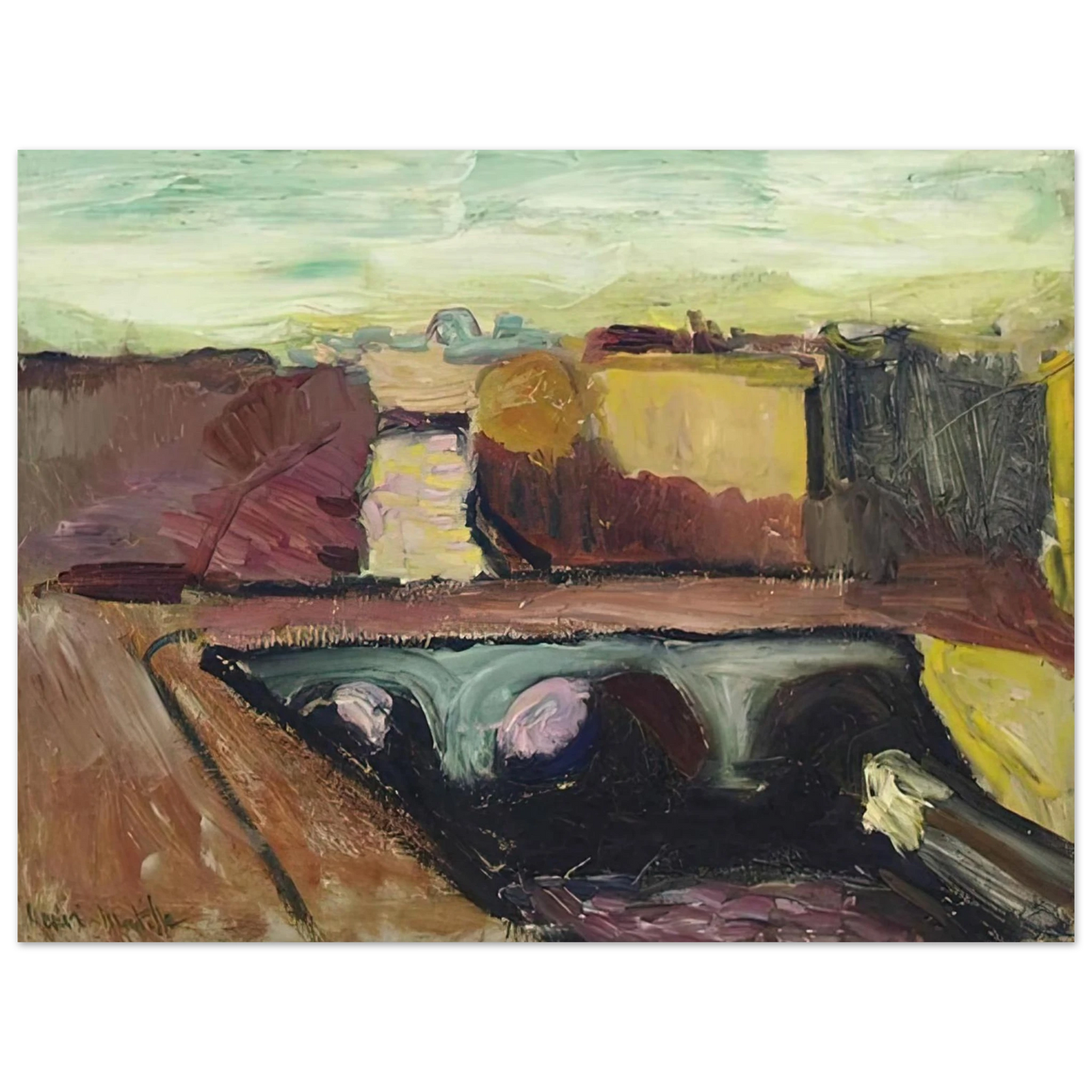 Henri Matisse - VUE DE LA SEINE LE PONT SAINT MICHEL 1904 0 75x100 cm / 30x40inches Fine Art Poster