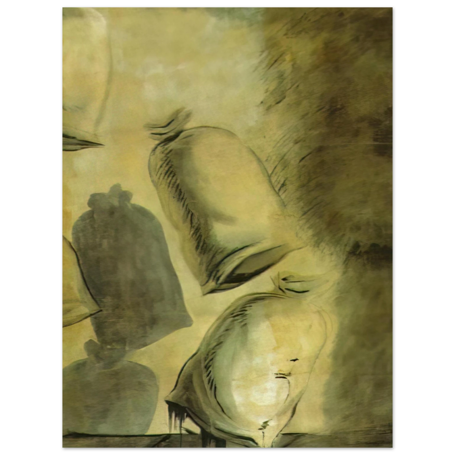 Salvador Dali - SET DESIGN FOR THE BALLET LOS SACOS DEL MOLINERO 1 75x100 cm / 30x40inches Fine Art Poster