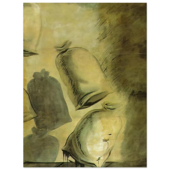 Salvador Dali - SET DESIGN FOR THE BALLET LOS SACOS DEL MOLINERO 1 75x100 cm / 30x40inches Fine Art Poster