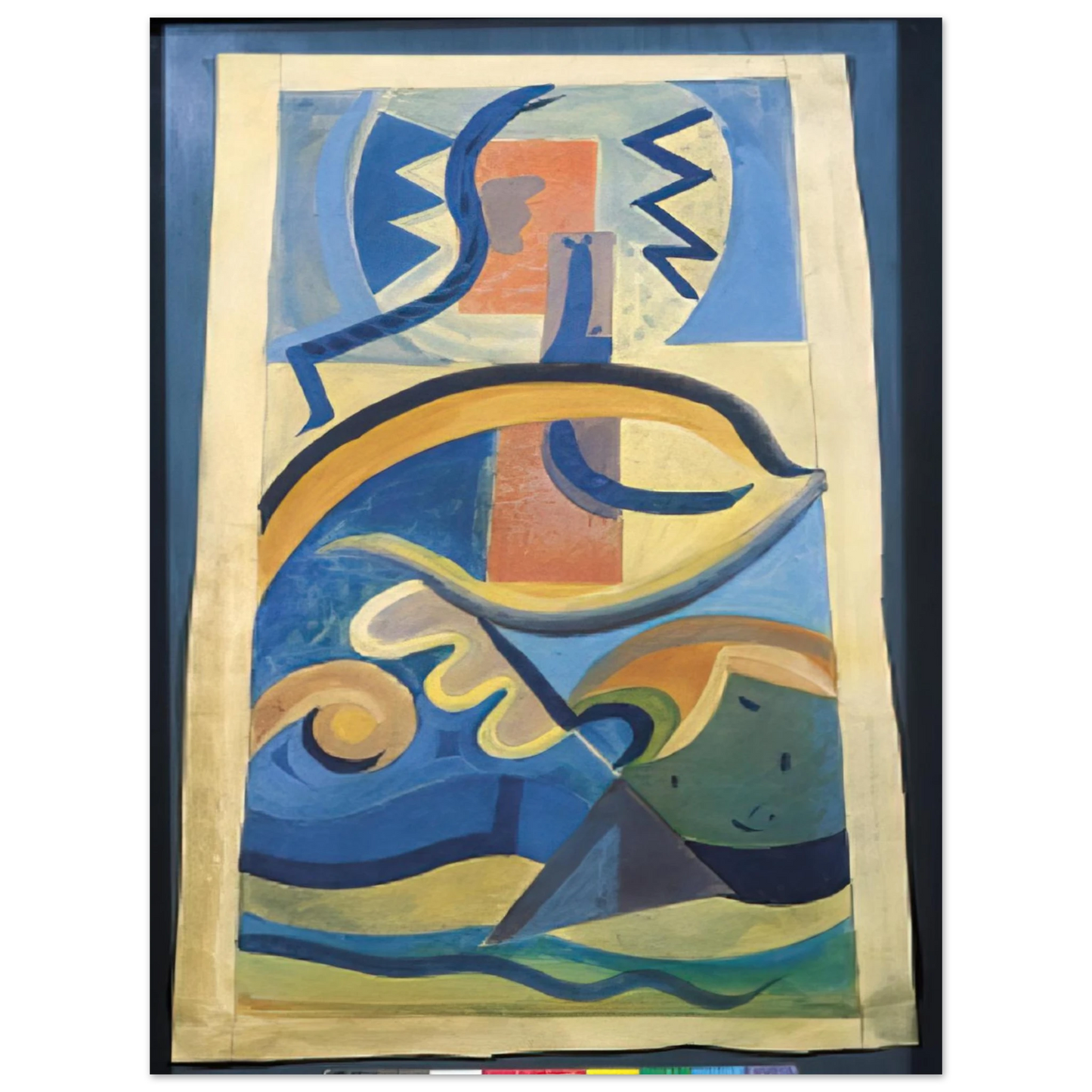Julius Evola - Untitled - Abstract Art, Dada 75x100 cm / 30x40inches Fine Art Poster