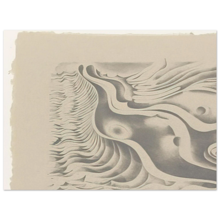 Lee Bontecou - FIFTEENTH STONE 1980 75x100 cm / 30x40inches Fine Art Poster