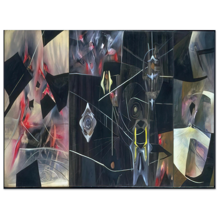 Roberto Matta - BLACK VIRTUE 1943 75x100 cm / 30x40inches Fine Art Poster