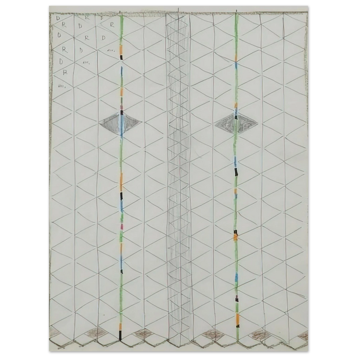 Bruno Munari - Untitled 1 - 1984 75x100 cm / 30x40inches Fine Art Poster