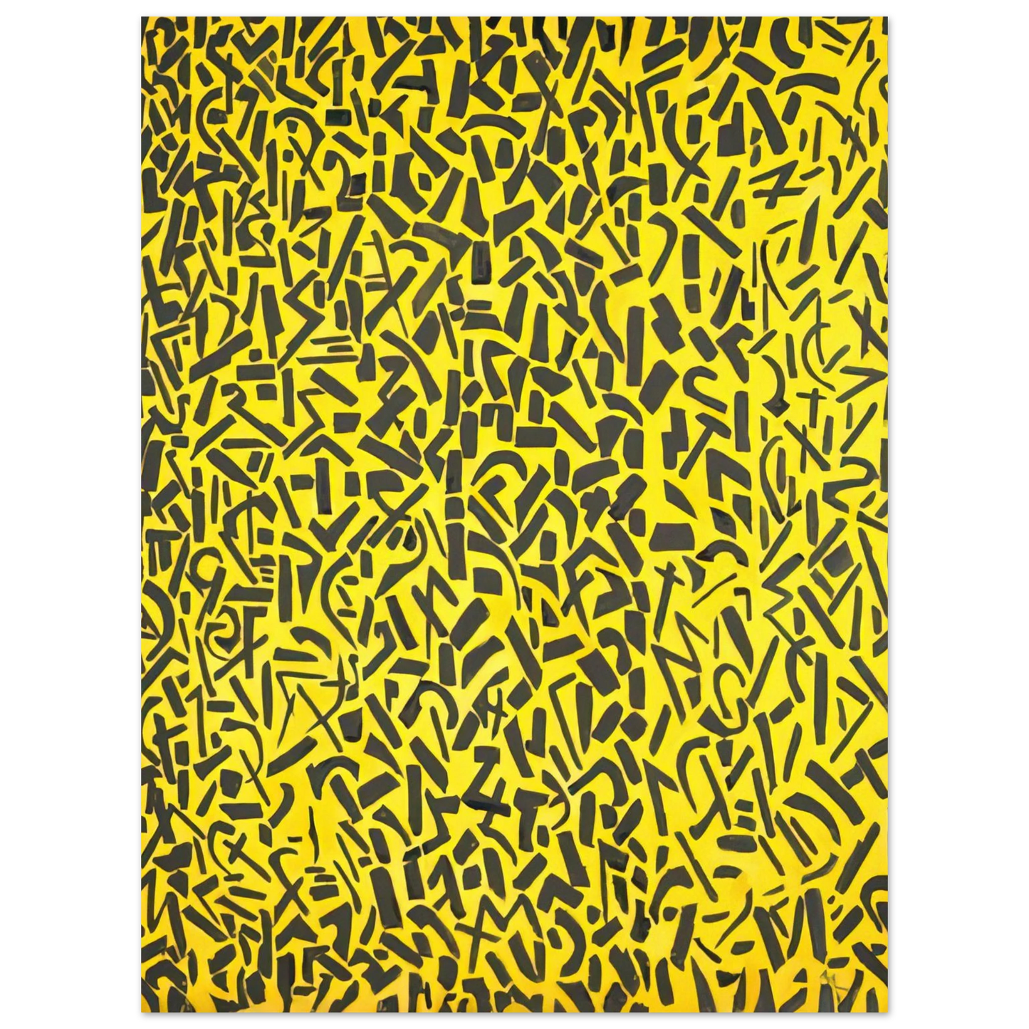 Alma Woodsey Thomas - ORIENTAL GARDEN CONCERTO 1976 75x100 cm / 30x40inches Fine Art Poster