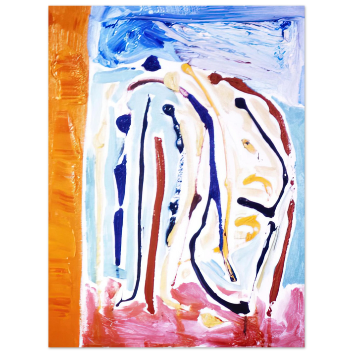 Ronnie Landfield - Sky Dance - 1973 75x100 cm / 30x40inches Fine Art Poster