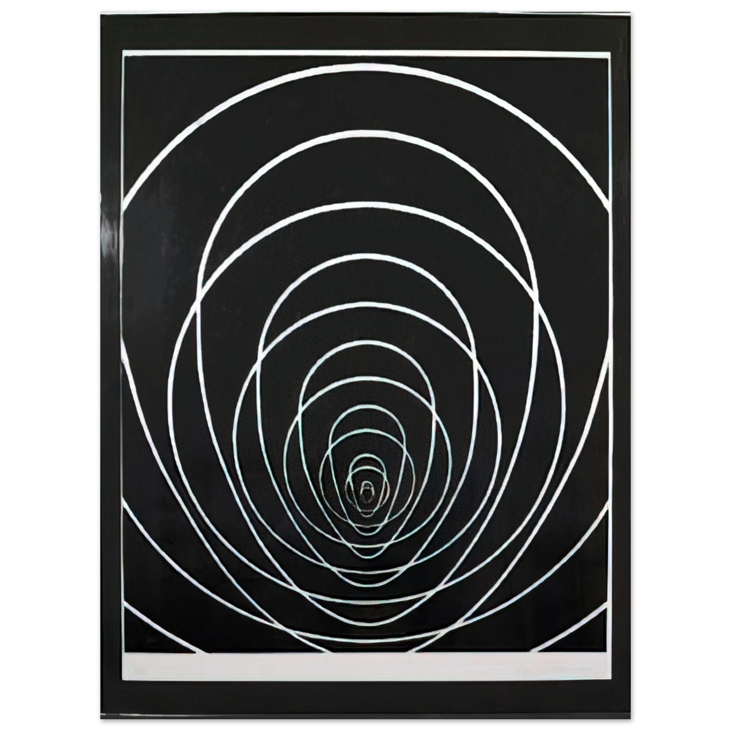 Clarence Holbrook Carter - Concentric Space - 1969 75x100 cm / 30x40inches Fine Art Poster