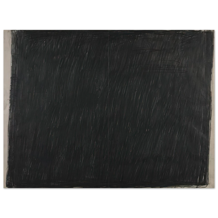 Bob Law - Drawing 25.4.60 - 1960 75x100 cm / 30x40inches Fine Art Poster