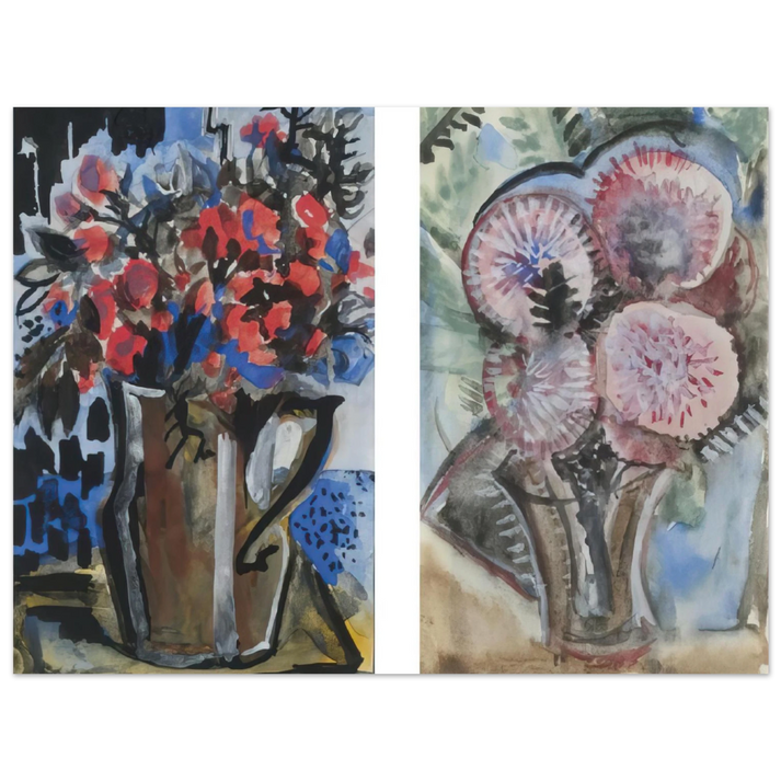 Natalia Goncharova - Still Life - Expressionism 75x100 cm / 30x40inches Fine Art Poster