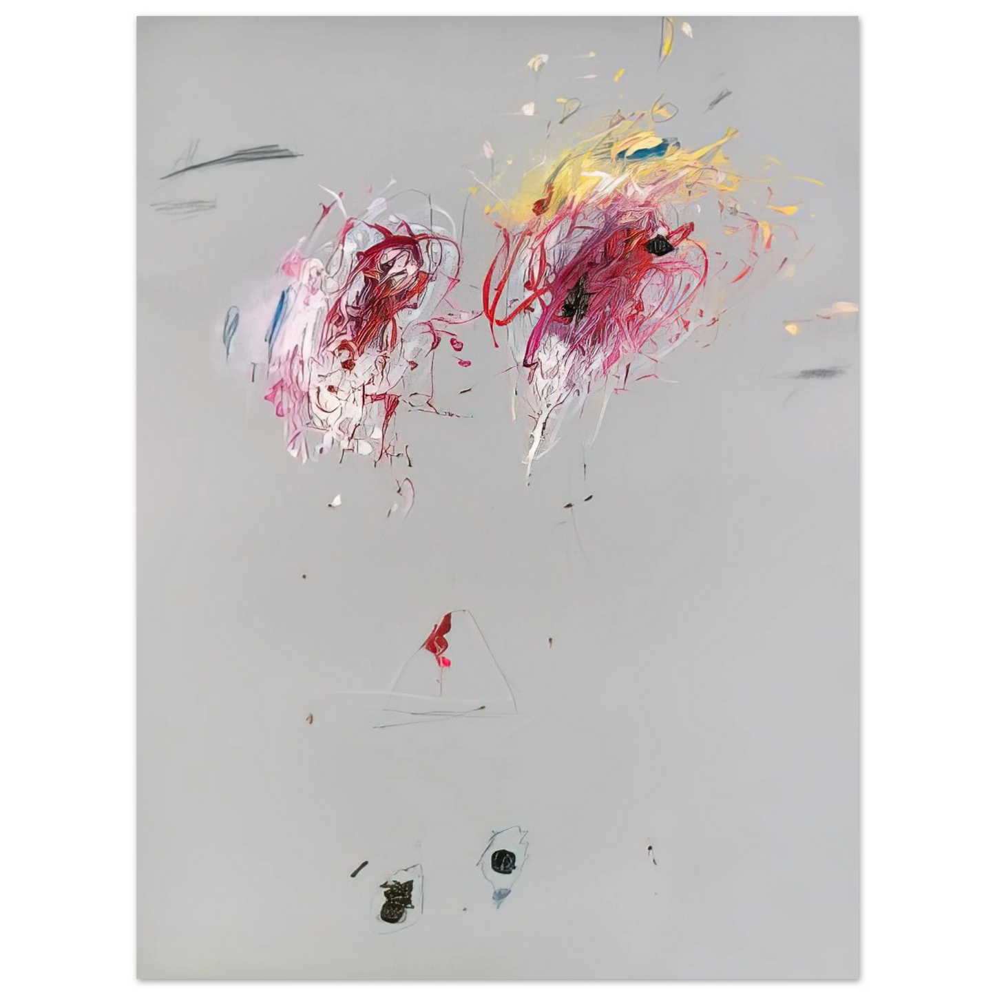 Cy Twombly - Nine Discourses on Commodus, Part IV 75x100 cm / 30x40inches Fine Art Poster