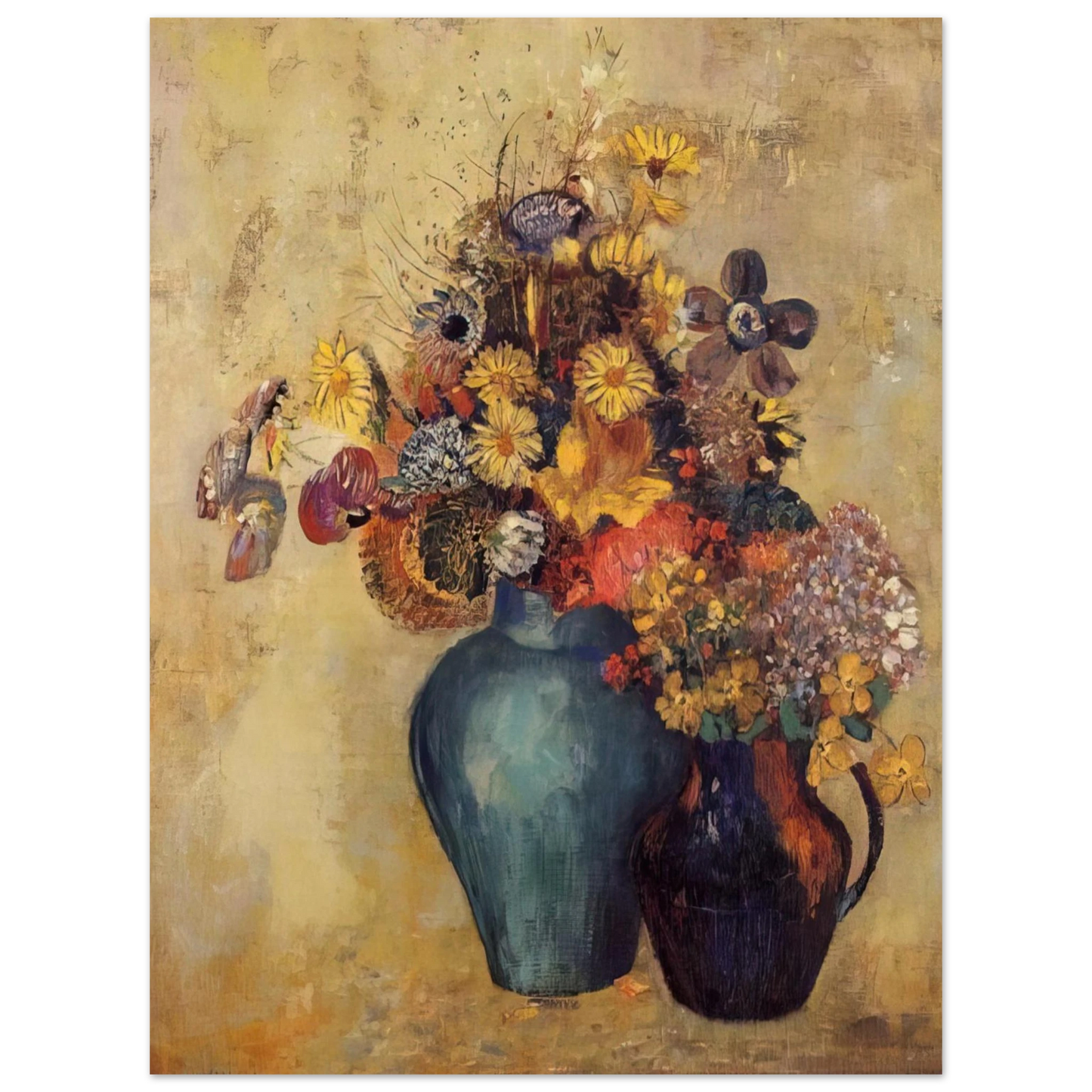 Odilon Redon - FLOWERS 1 75x100 cm / 30x40inches Fine Art Poster