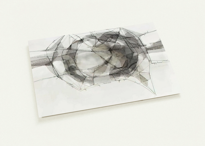 Metamorfosis - 1960 By Manuel Rivera Pack of 10 Post Cards | Manuel Rivera Post Cards | A6 (10.5 x 14.8 cm) - 4.1 x 5.8 inches