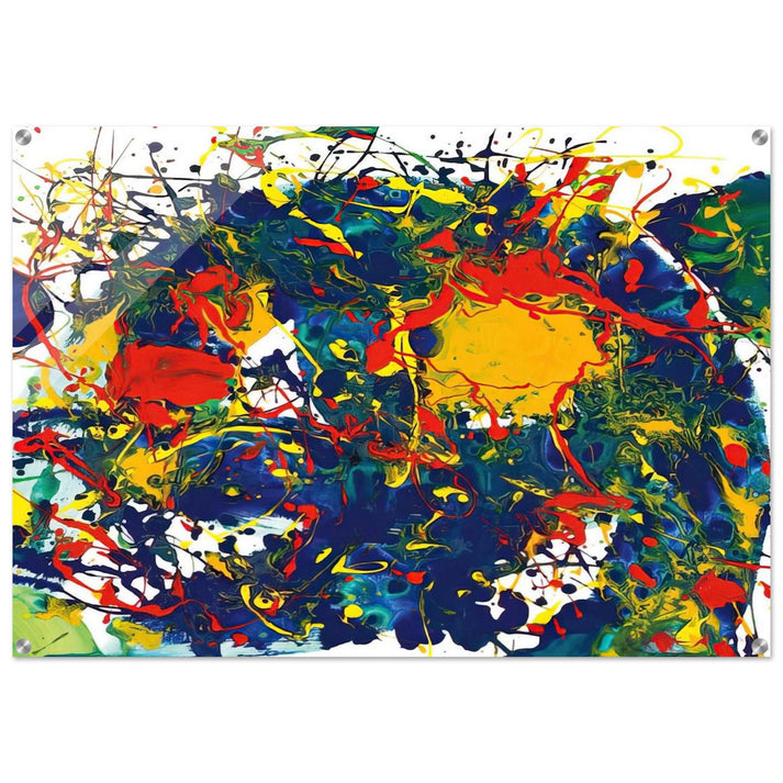 Untitled SFP94-43 SF94-044 - Sam Francis Acrylic Print - 70x100 cm / 28x40″ inches