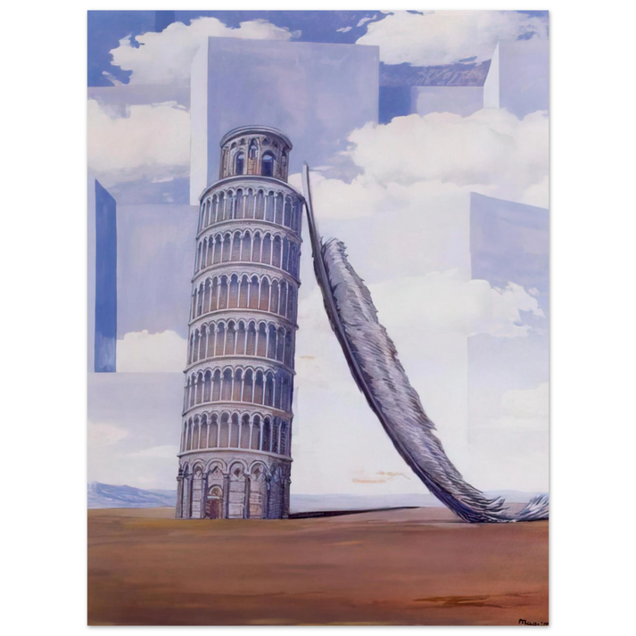 Rene Magritte - MEMORY OF A JOURNEY 1955 75x100 cm / 30x40inches Fine Art Poster