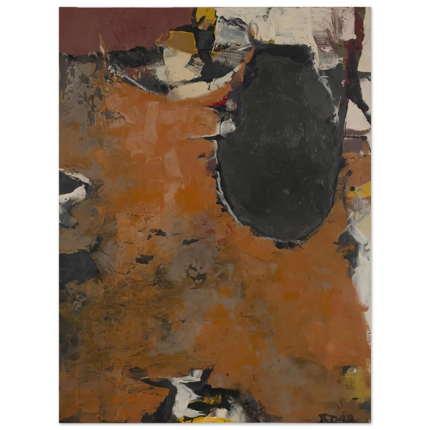 Richard Diebenkorn - Painting II 75x100 cm / 30x40inches Fine Art Poster