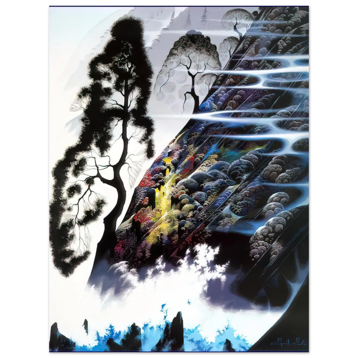 Eyvind Earle - Radient Splendor 75x100 cm / 30x40inches Fine Art Poster