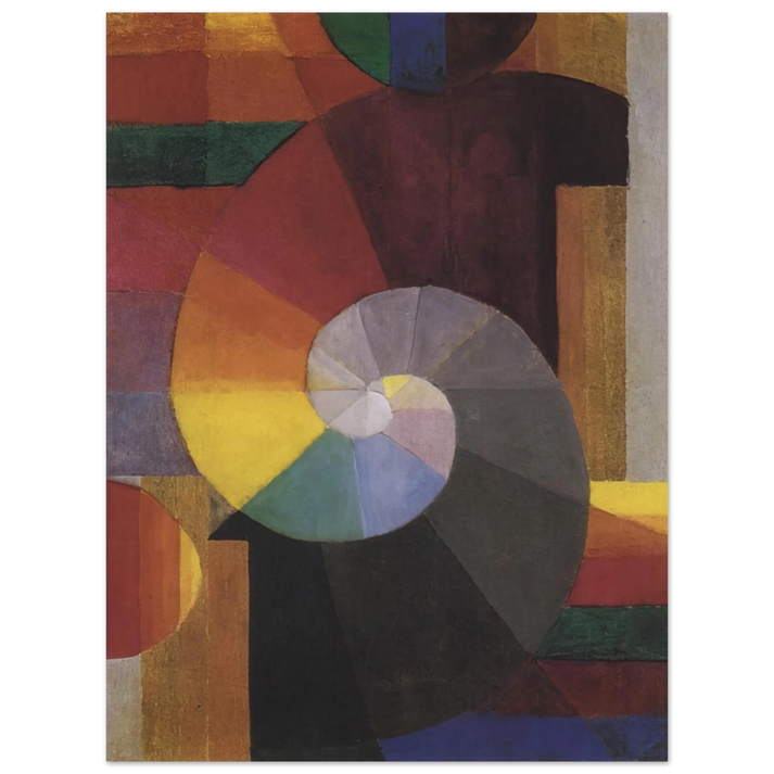 Johannes Itten - The Meeting 75x100 cm / 30x40inches Fine Art Poster