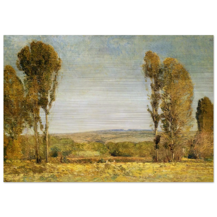 Golden Afternoon - Childe Hassam Brushed Aluminum Print - 70x100 cm / 28x40 inches | Childe Hassam Aluminum Print | Childe Hassam Prints
