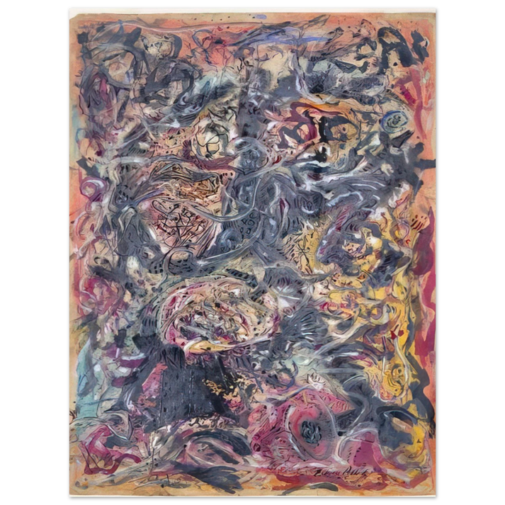 Jackson Pollock - PATTERN 75x100 cm / 30x40inches Fine Art Poster