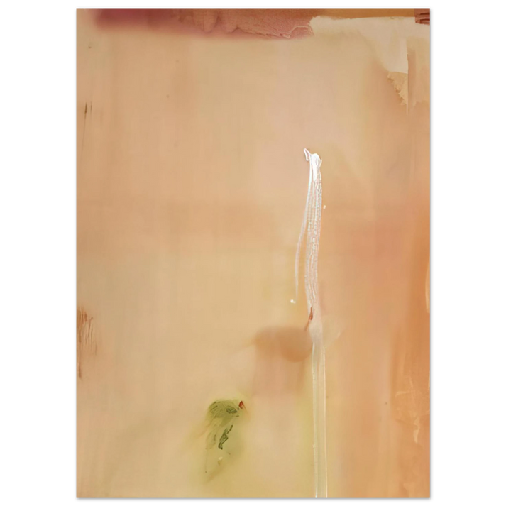 Helen Frankenthaler - Dawn Stroke - 1977 Wall art - 30x40 cm / 12x16 inches - Premium Wooden Framed Poster With Fine Art Paper-canvas - White frame