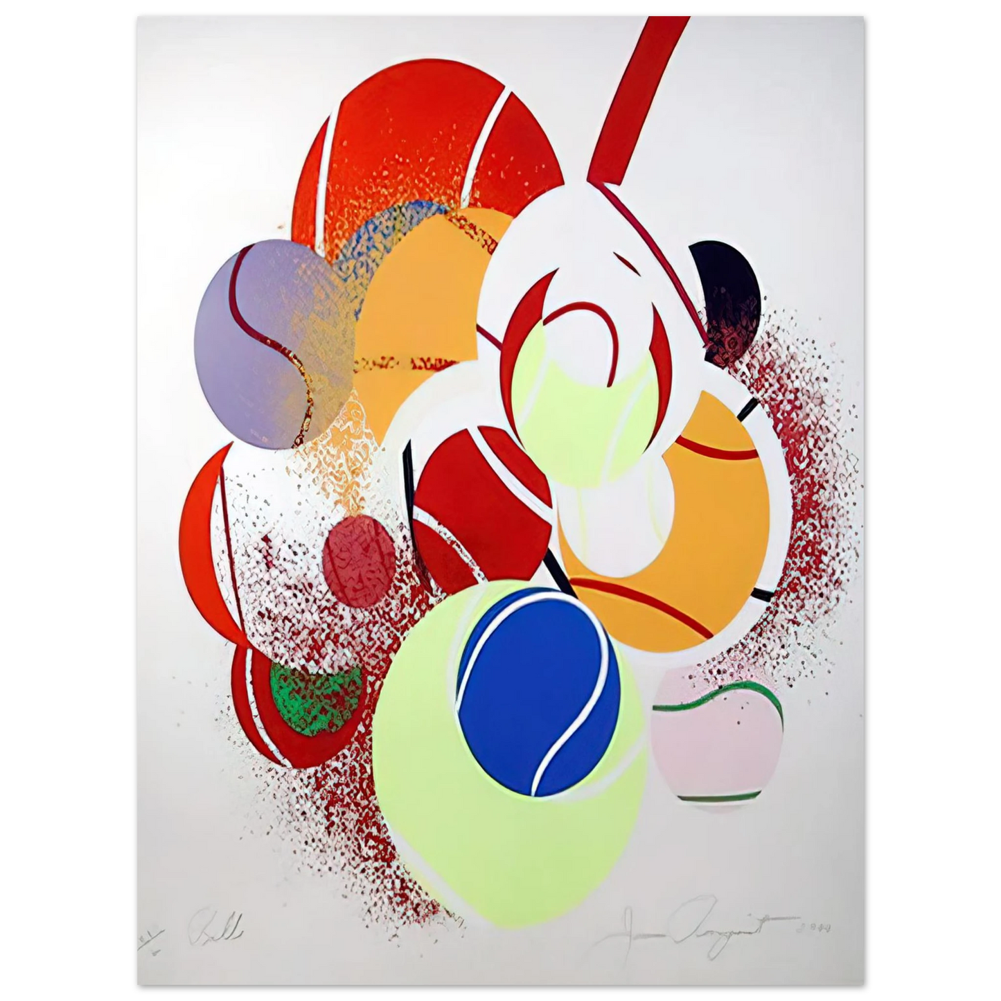 James Rosenquist - Balls 75x100 cm / 30x40inches Fine Art Poster