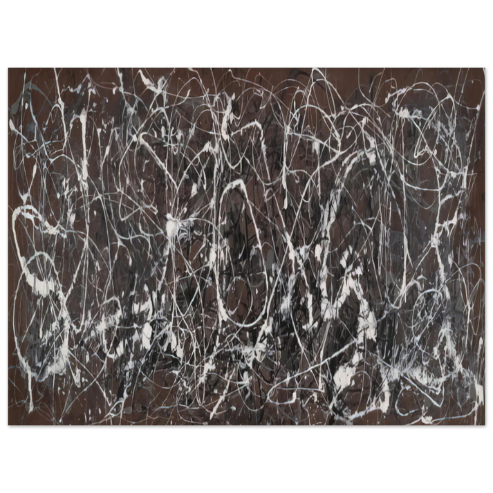 Jackson Pollock - NUMBER 13A ARABESQUE 1948 75x100 cm / 30x40inches Fine Art Poster