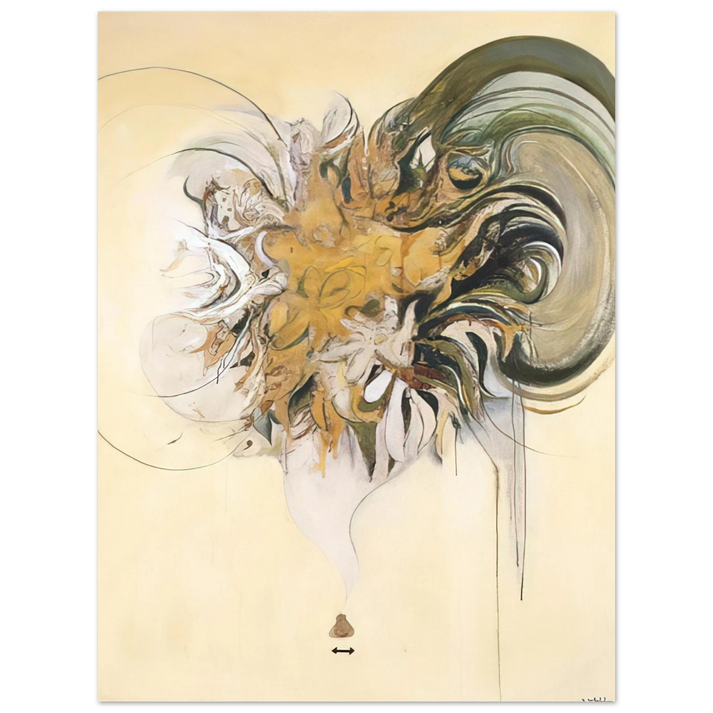 Brett Whiteley - Listening to Nature - 1964 75x100 cm / 30x40inches Fine Art Poster