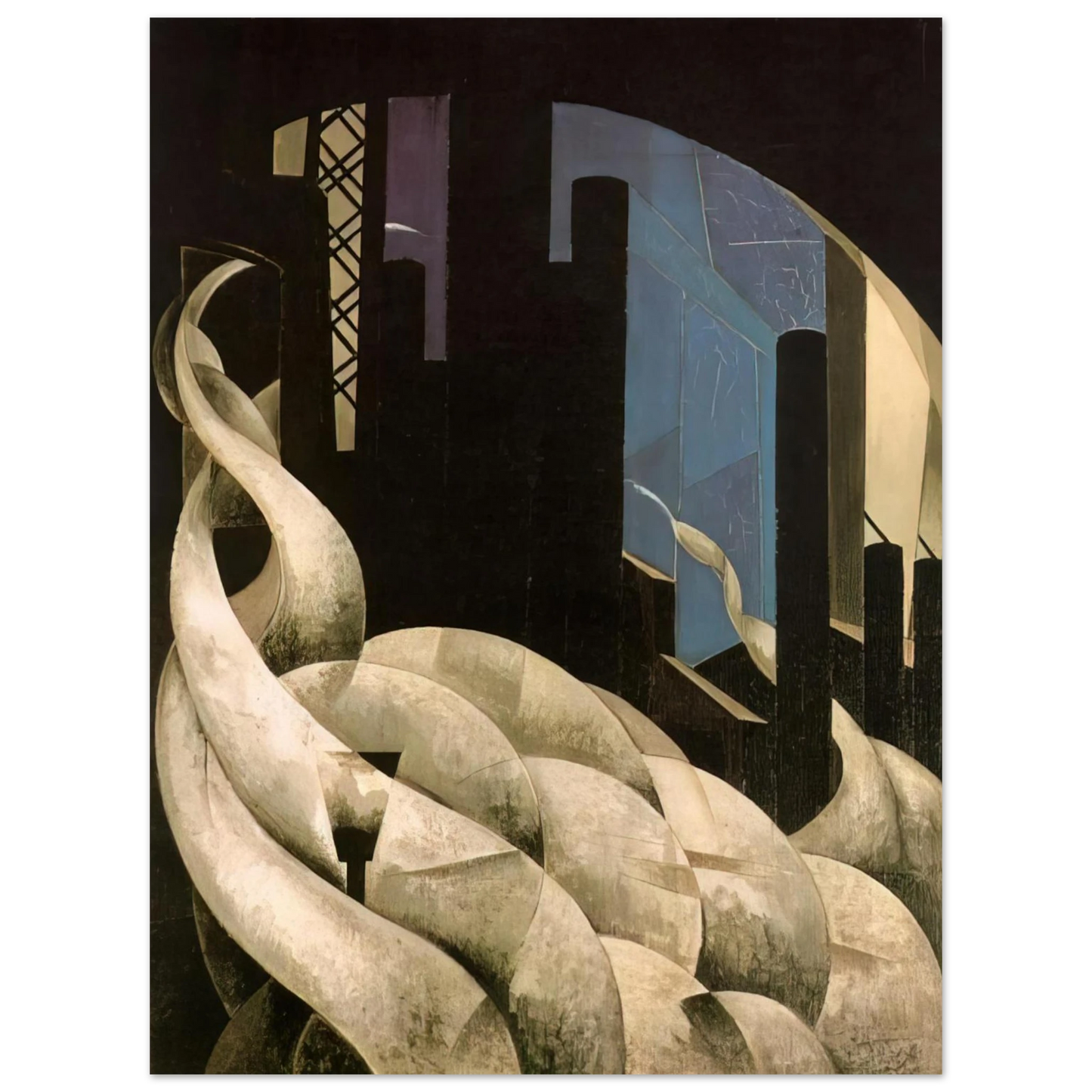 Charles Demuth - Incense of a New Church - 1921 75x100 cm / 30x40inches Fine Art Poster