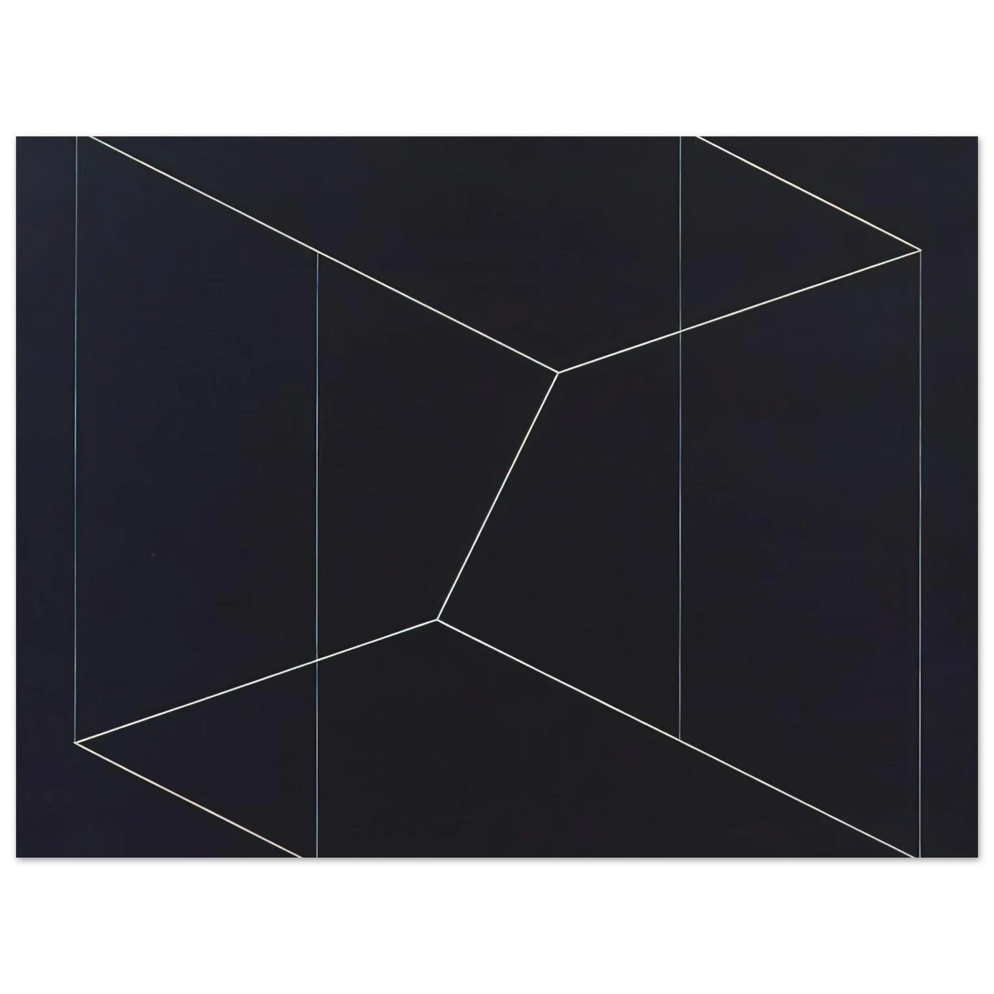 Josef Albers - STRUCTURAL CONSTELLATION TO FERDINAND HODLER 1954 75x100 cm / 30x40inches Fine Art Poster